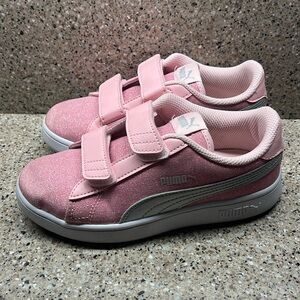 Puma | pink glitter sneakers| good condition | size 2